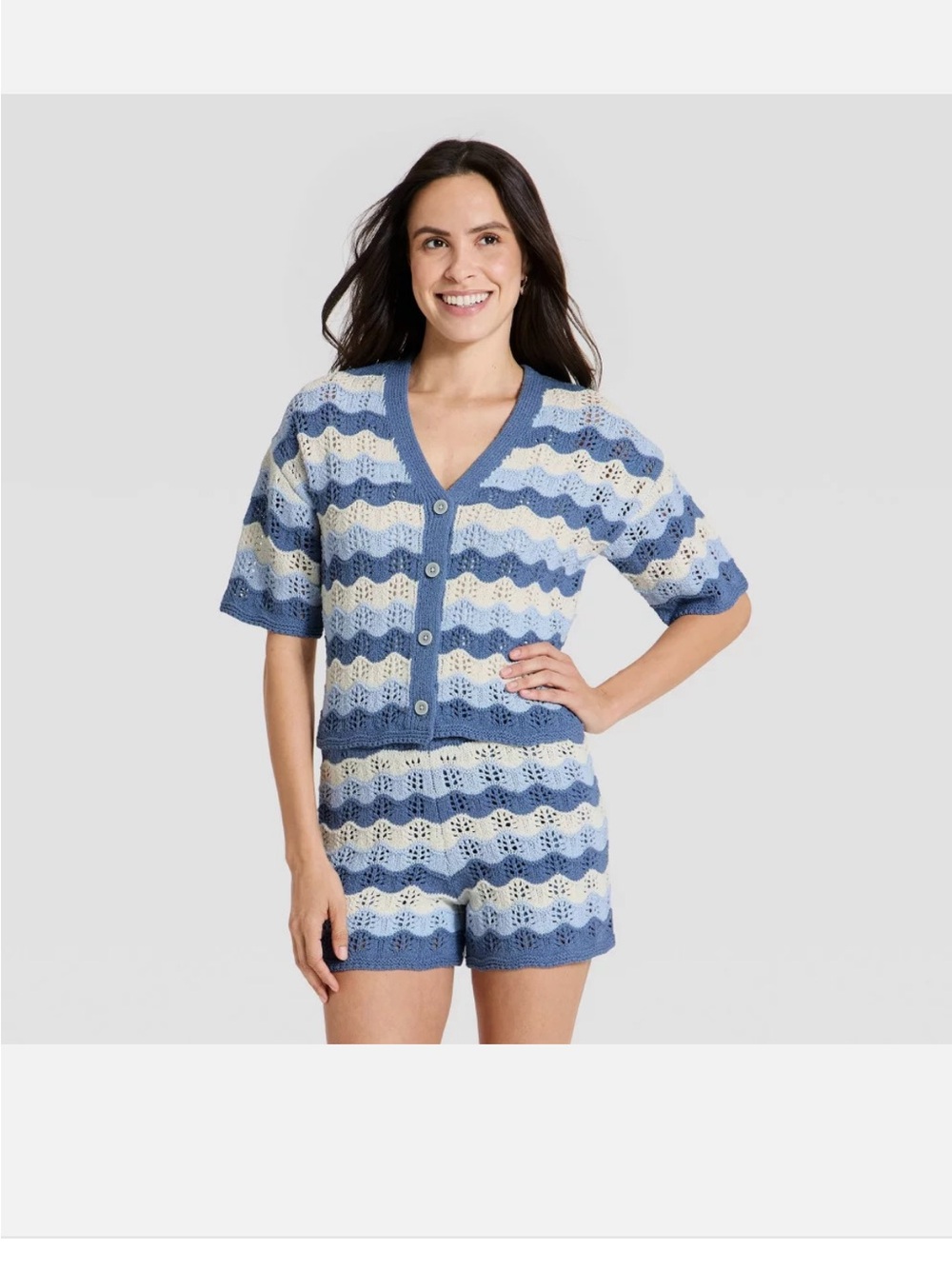 Women's Short Sleeve Cardigan Sweater - Universal Thread